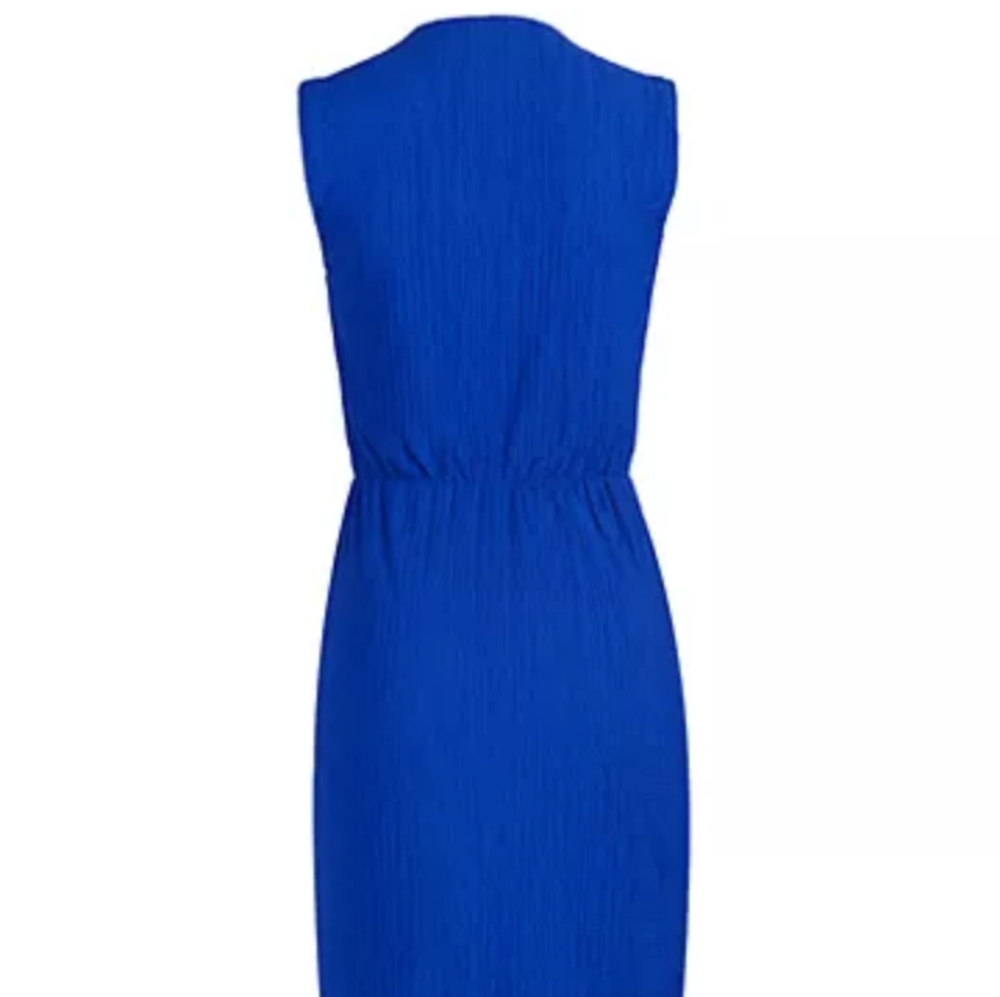 Sleeveless wrap dress - Picture 4 of 12